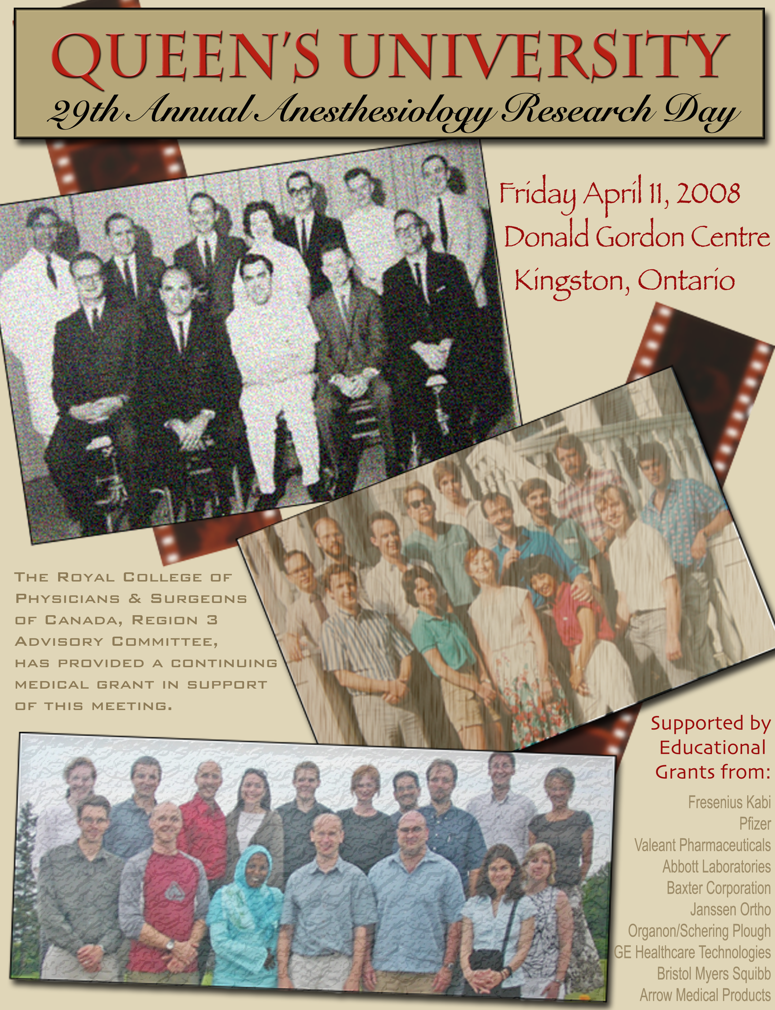 Queen's University 29th Annual Anesthesiology Research Day
